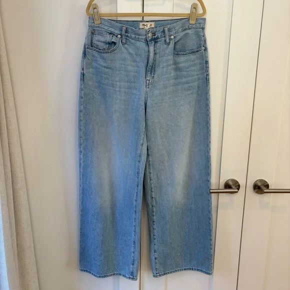Madewell Superwide-Leg Airy Denim Edition Jean - Ahern wash - Size 30 - Picture 2 of 16